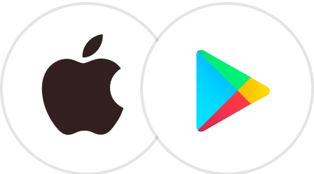 Get access to our app on both iOS and Android